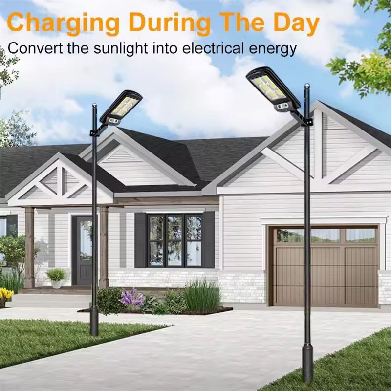 SolarPro Outdoor MotionSensor LED Street Light  Waterproof Solar Street Light With 3 Lighting Modes 1