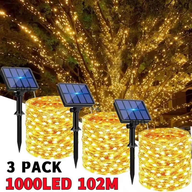 SolarGlow Pro Outdoor LED String Lights – Waterproof Garden Fairy Lights for Patio, Party & Christmas