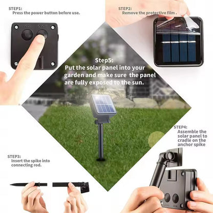 SolarGlow Pro Outdoor LED String Lights  Waterproof Garden Fairy Lights For Patio Party  Christmas 4