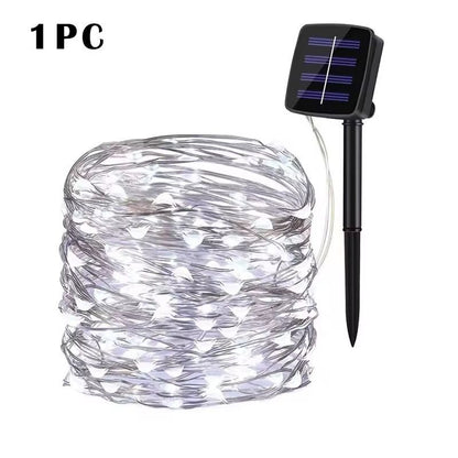 SolarGlow Pro Outdoor LED String Lights  Waterproof Garden Fairy Lights For Patio Party  Christmas 6