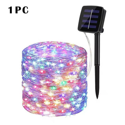 SolarGlow Pro Outdoor LED String Lights  Waterproof Garden Fairy Lights For Patio Party  Christmas 9