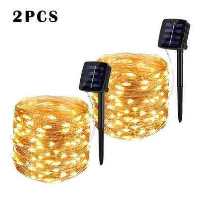 SolarGlow Pro Outdoor LED String Lights  Waterproof Garden Fairy Lights For Patio Party  Christmas 11