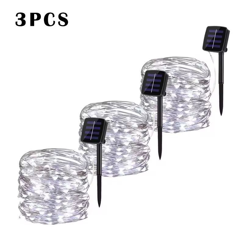 SolarGlow Pro Outdoor LED String Lights  Waterproof Garden Fairy Lights For Patio Party  Christmas 14