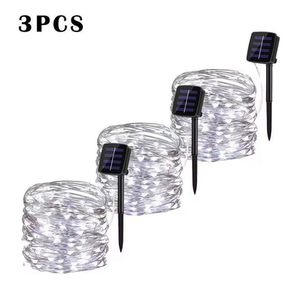 SolarGlow Pro Outdoor LED String Lights  Waterproof Garden Fairy Lights For Patio Party  Christmas 14