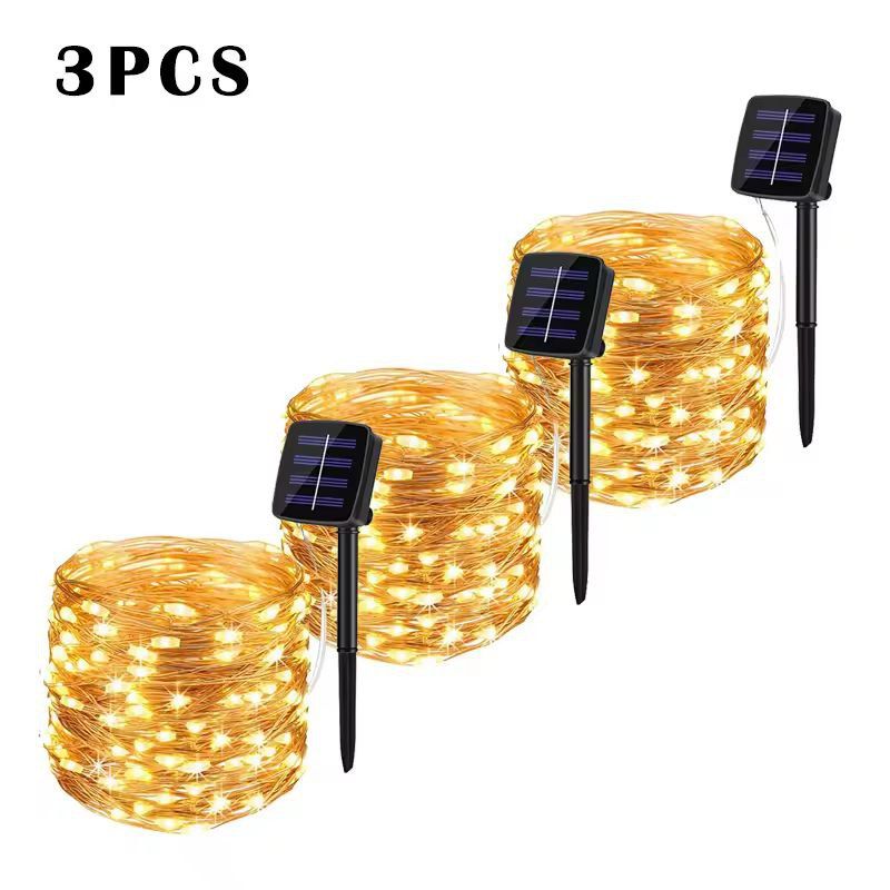 SolarGlow Pro Outdoor LED String Lights  Waterproof Garden Fairy Lights For Patio Party  Christmas 15