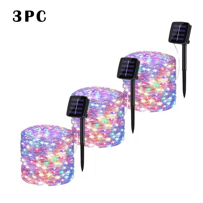 SolarGlow Pro Outdoor LED String Lights  Waterproof Garden Fairy Lights For Patio Party  Christmas 16