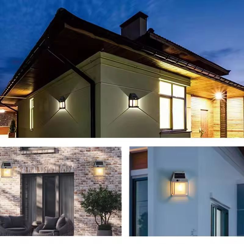 SolarGuard MotionSensor Solar Wall Light  Waterproof Exterior DusktoDawn Security Lamp 5