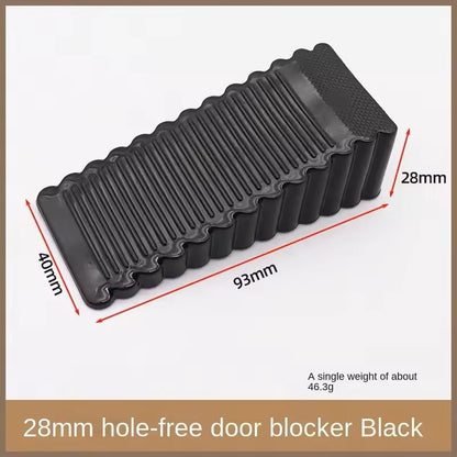 Safety Silicone Door Stopper Block NoDrill AntiSlip Wedge For Home And Office 4