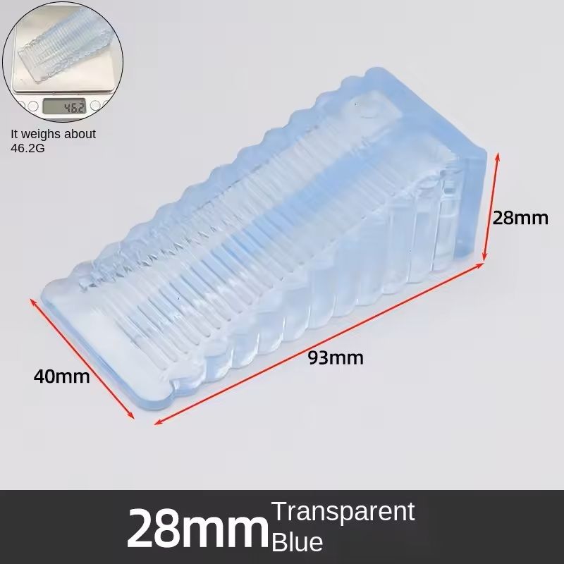 Safety Silicone Door Stopper Block NoDrill AntiSlip Wedge For Home And Office 5