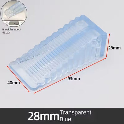 Safety Silicone Door Stopper Block NoDrill AntiSlip Wedge For Home And Office 5