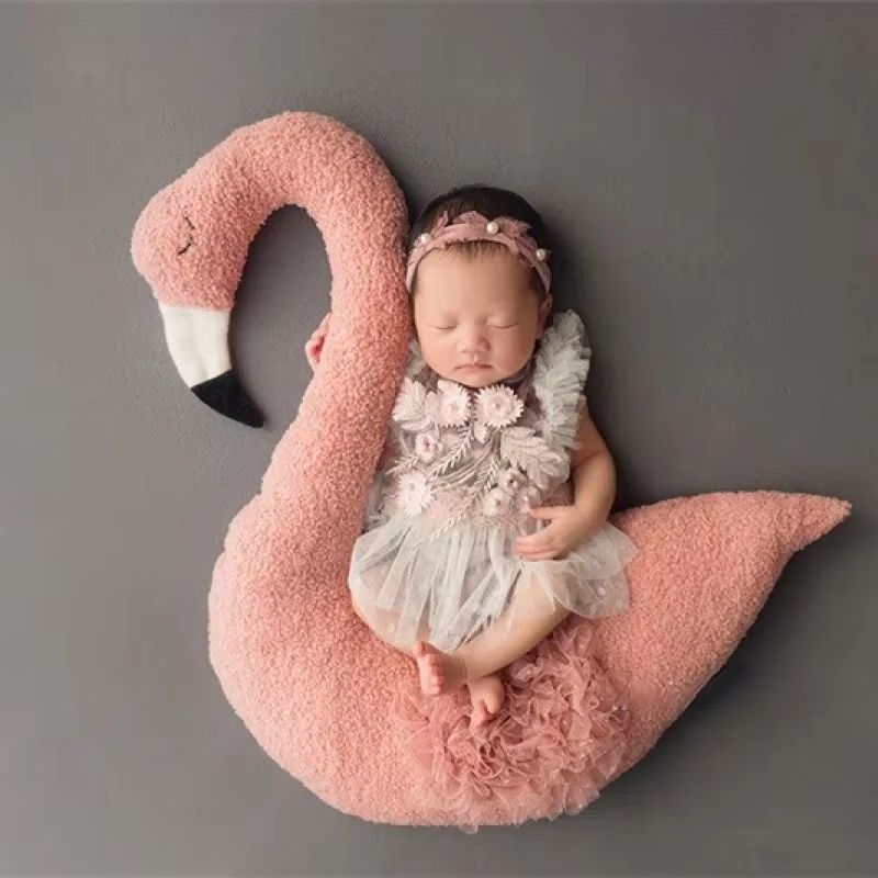 Plush Bunny Newborn Photography Prop Set With Posing Pillow And Mat 1