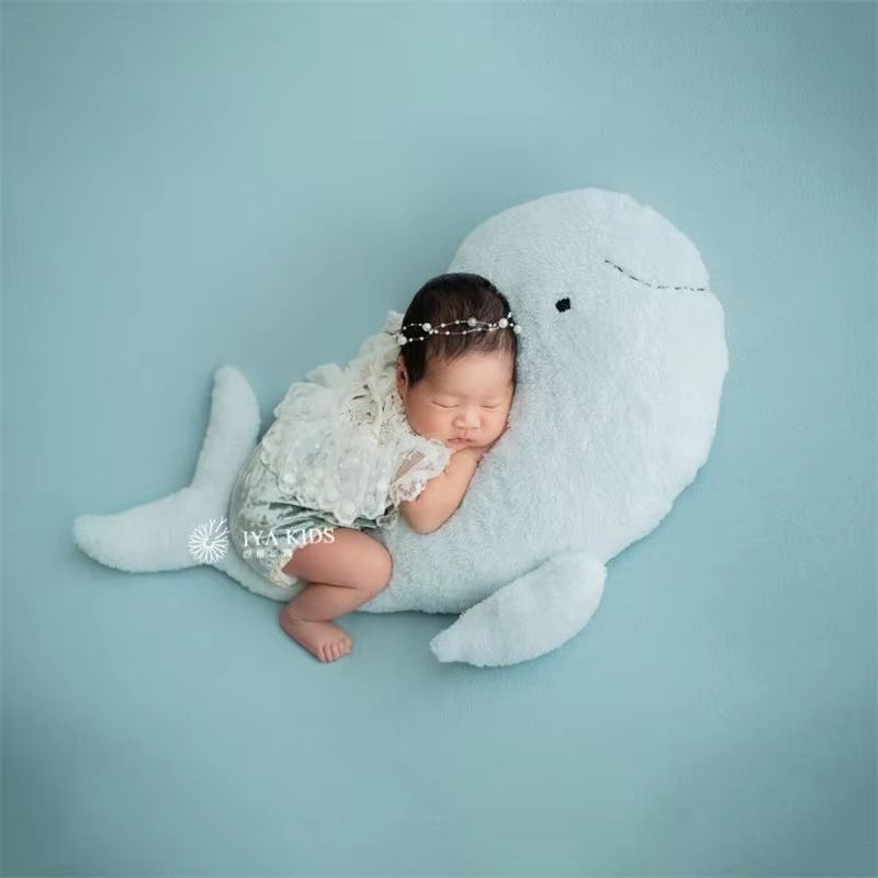 Plush Bunny Newborn Photography Prop Set With Posing Pillow And Mat 5