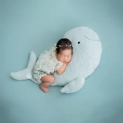 Plush Bunny Newborn Photography Prop Set With Posing Pillow And Mat 5