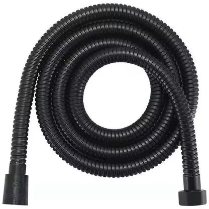 Flexible SUS 304 Stainless Steel Shower Hose  15 M  2 M Black  Silver Bathroom Extension Pipe 4