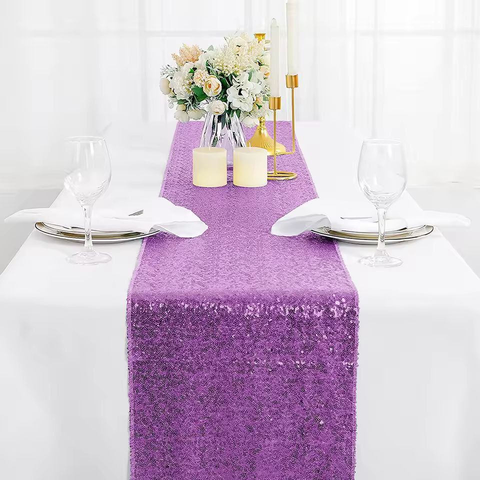 Glitter Shine Sequin Table Runner 30by180 Cm  Sparkling Party  Wedding Table Decor 6