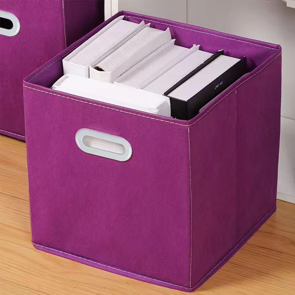SmartFold Fabric Storage Organizer Box  Foldable Closet  Drawer Storage Bin For Clothes Toys  Books 9