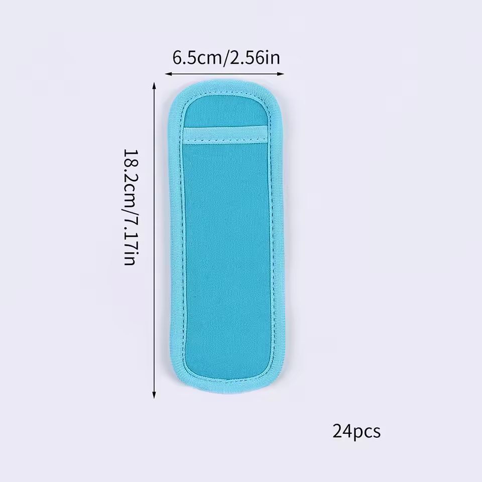 Reusable Ice Pop Sleeves  Insulated Freezer Pop Holders For NoMess NoFreeze Snacking 3