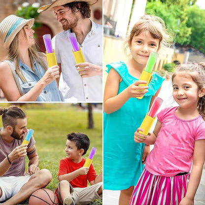 Reusable Ice Pop Sleeves  Insulated Freezer Pop Holders For NoMess NoFreeze Snacking 4