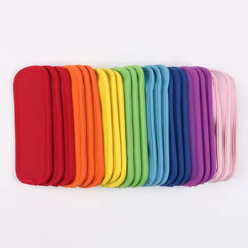 Reusable Ice Pop Sleeves  Insulated Freezer Pop Holders For NoMess NoFreeze Snacking 5