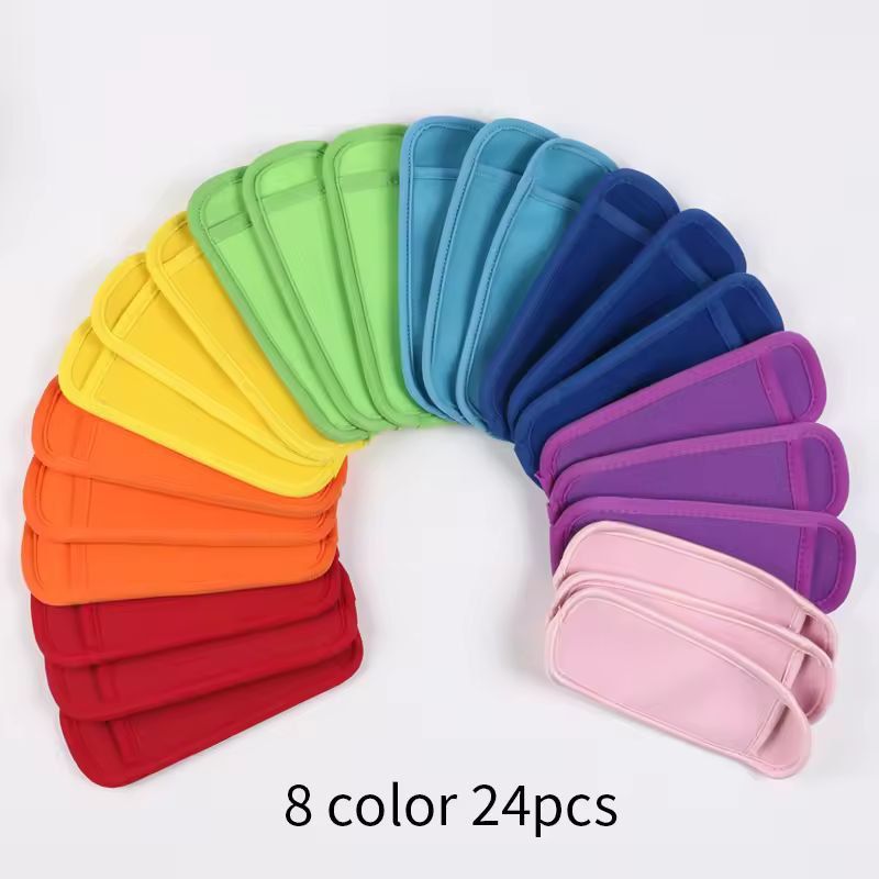 Reusable Ice Pop Sleeves  Insulated Freezer Pop Holders For NoMess NoFreeze Snacking 6