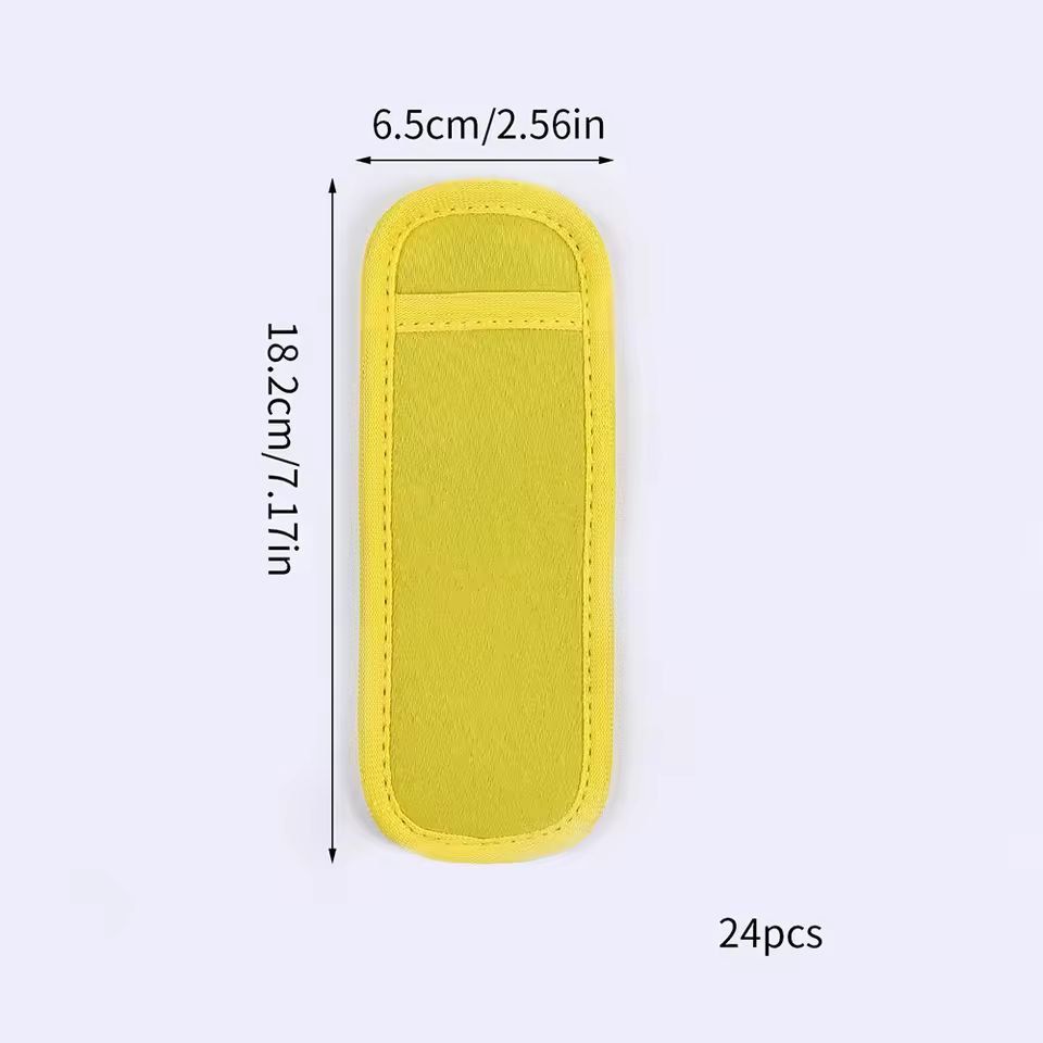Reusable Ice Pop Sleeves  Insulated Freezer Pop Holders For NoMess NoFreeze Snacking 8