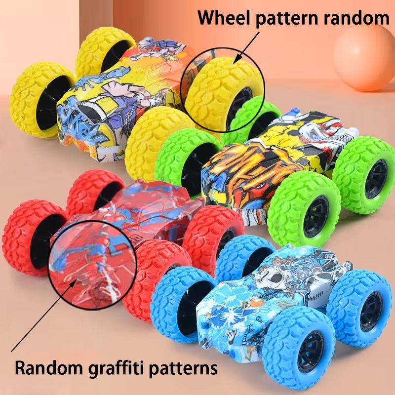 DoubleSided Inertia OffRoad Toy Car For Kids With AntiCollision Design 2