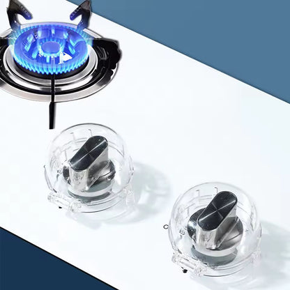 ClearGuard 2Piece Gas Stove Knob Cover Set  Child Proof Stove Knob Lock For Safe Kitchens 1