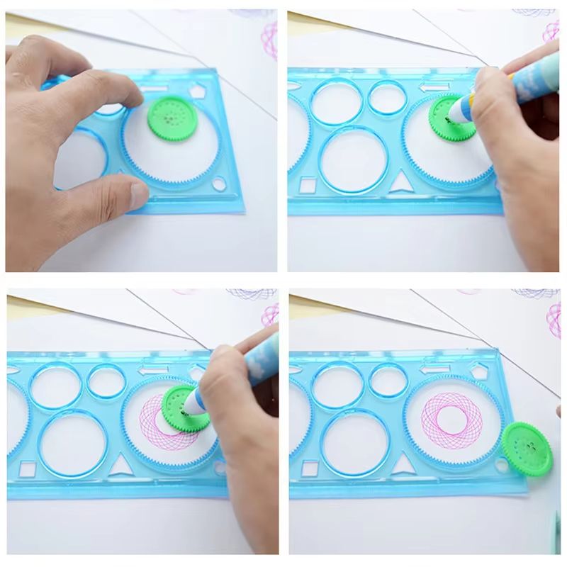 Creative Geometry Spirograph Drawing Stencils Set For Kids Art  Crafts 1