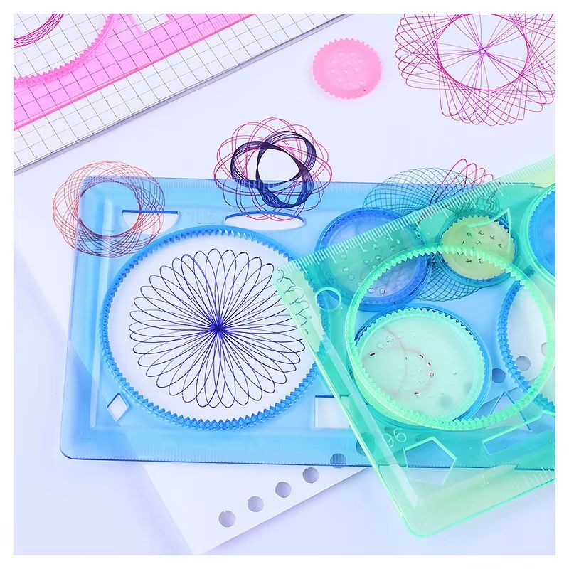 Creative Geometry Spirograph Drawing Stencils Set For Kids Art  Crafts 3