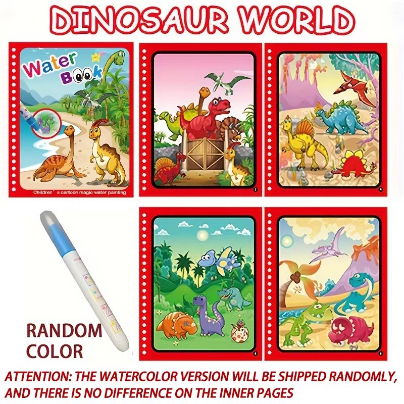 Magical Montessori Water Drawing Book  Reusable Sensory Coloring Toy For Kids 9