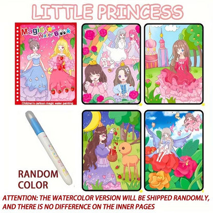 Magical Montessori Water Drawing Book  Reusable Sensory Coloring Toy For Kids 6
