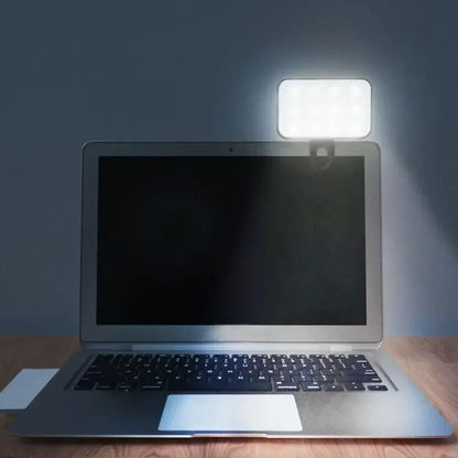 Pocket LED Selfie Light Tri Color Clip On Video And Photo Fill Lamp 1