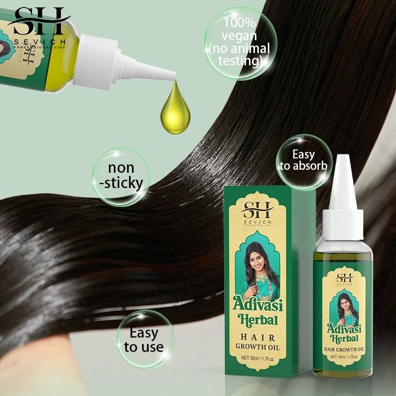 Ayurvedic Hair Growth Oil Organic Adivasi Hair Regrowth And Thickening Serum 2