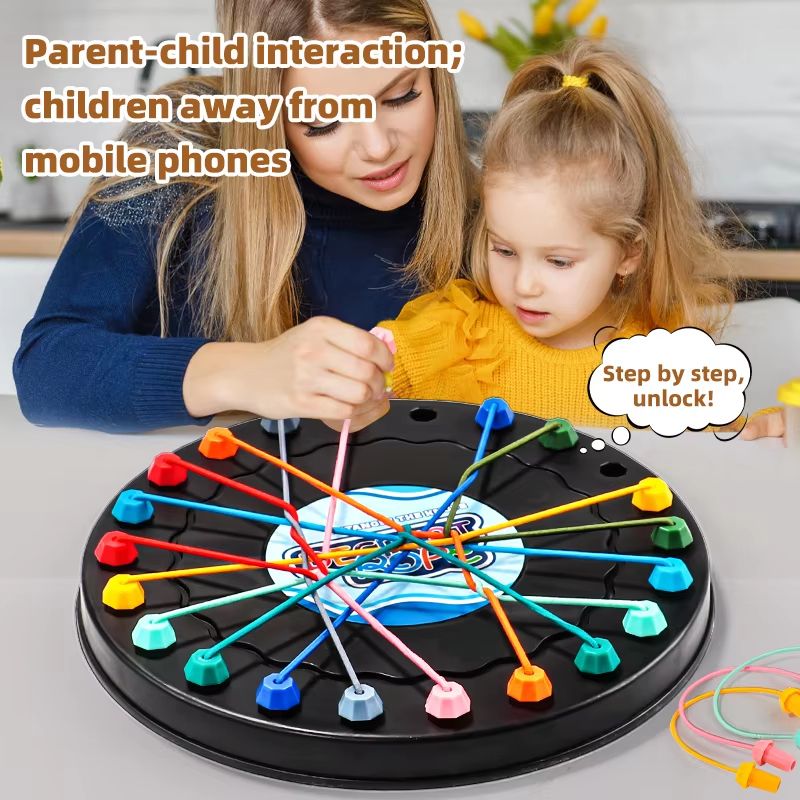 2025 Kids Rope Knot Decoding Logic Training Puzzle Toy 5