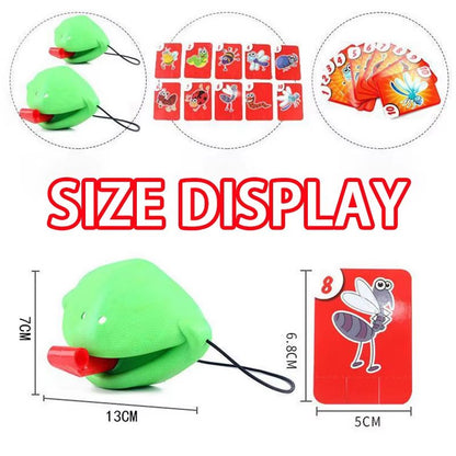Frog And Lizard Tongue Card Licking Game Mask Set For Kids And Family Parties 4