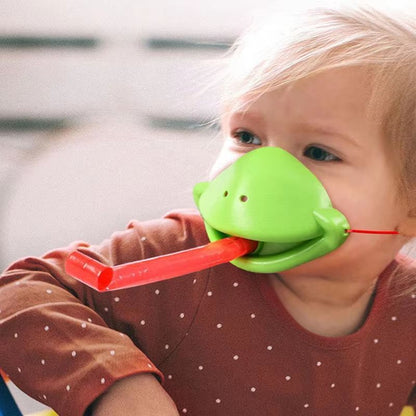Frog And Lizard Tongue Card Licking Game Mask Set For Kids And Family Parties 5
