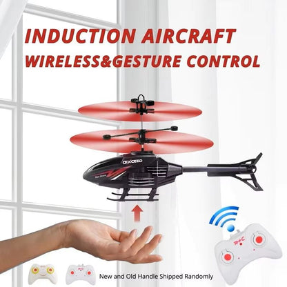 2 Channel Gesture Control RC Helicopter With LED Lights For Kids 4