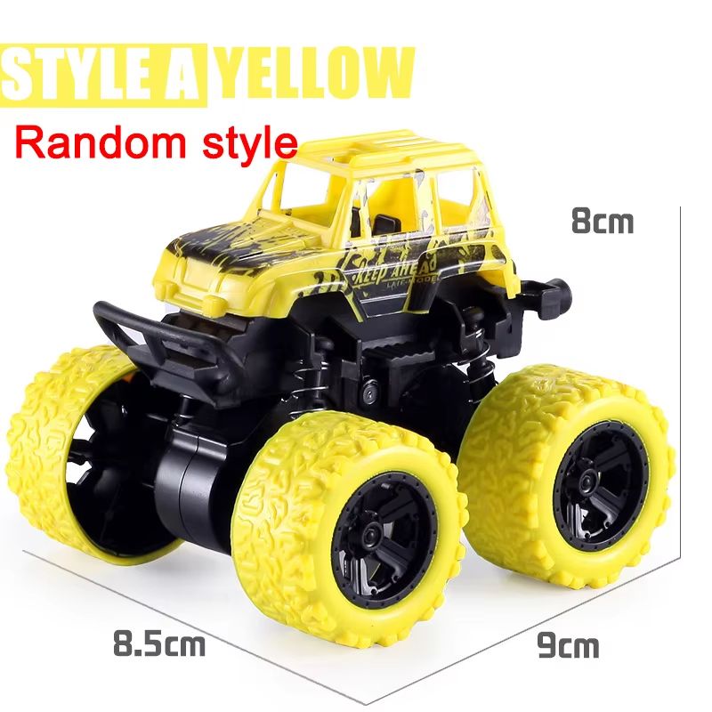 Dinosaur Monster Truck Pull Back Inertia Car Toy For Kids 11