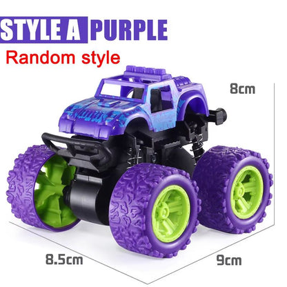 Dinosaur Monster Truck Pull Back Inertia Car Toy For Kids 8