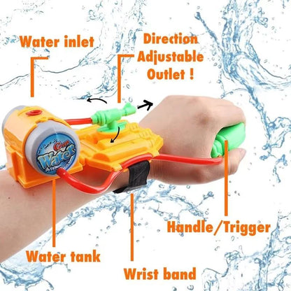 Wrist Squirt Water Guns Toy  Hands Free Kids Water Blaster For Pool And Beach 3
