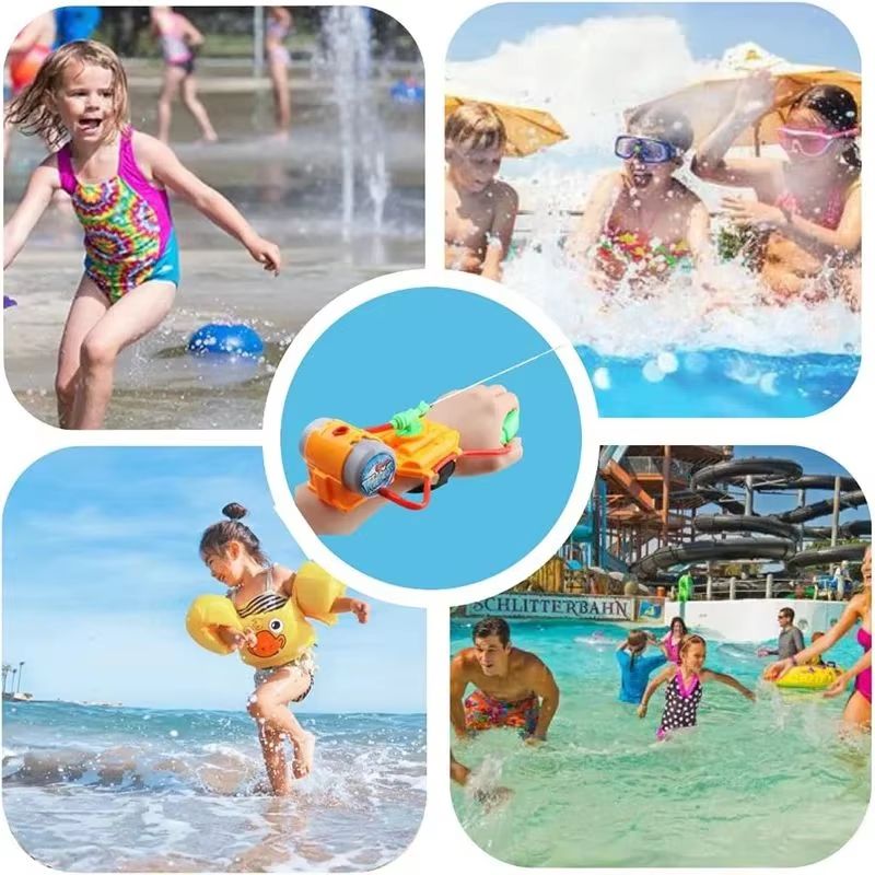 Wrist Squirt Water Guns Toy  Hands Free Kids Water Blaster For Pool And Beach 4