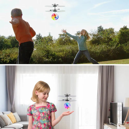 LED Gesture Control Flying Crystal Ball Toy With Colorful Lights 5