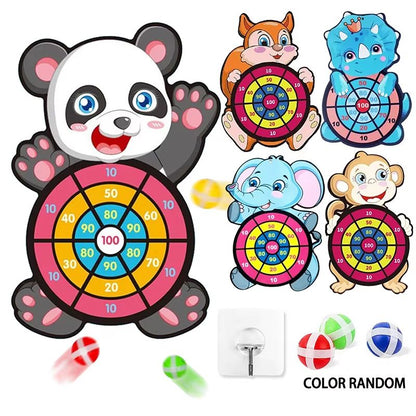 Montessori Sticky Ball Dart Board Target Game for Kids Ages 4 to 6