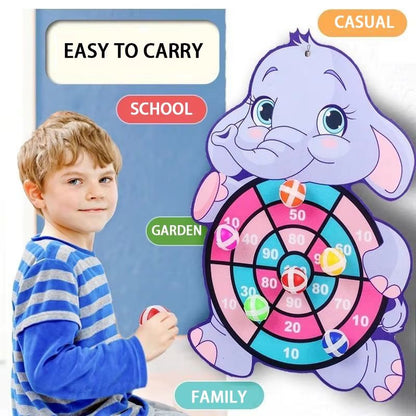 Montessori Sticky Ball Dart Board Target Game For Kids Ages 4 To 6 1