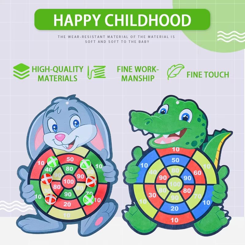 Montessori Sticky Ball Dart Board Target Game For Kids Ages 4 To 6 3