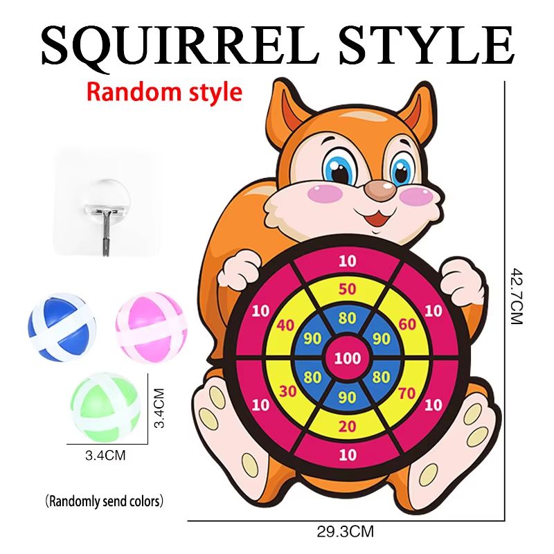 Montessori Sticky Ball Dart Board Target Game For Kids Ages 4 To 6 6