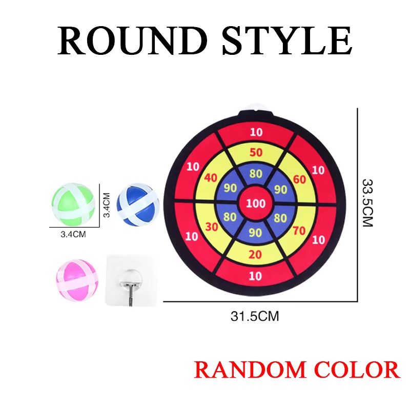 Montessori Sticky Ball Dart Board Target Game For Kids Ages 4 To 6 9