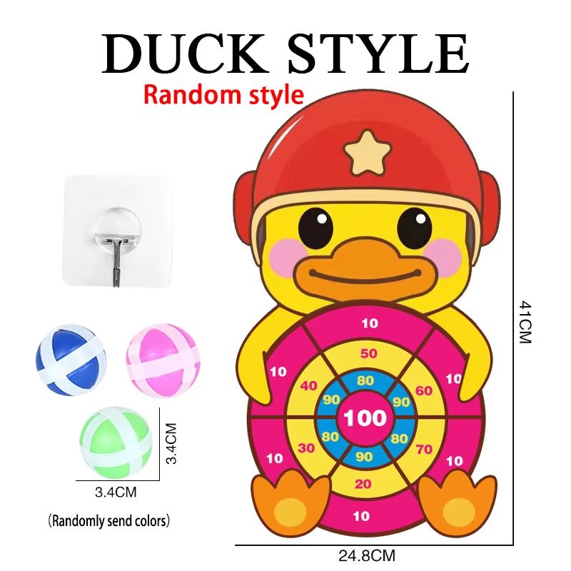 Montessori Sticky Ball Dart Board Target Game For Kids Ages 4 To 6 8