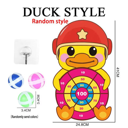 Montessori Sticky Ball Dart Board Target Game For Kids Ages 4 To 6 8