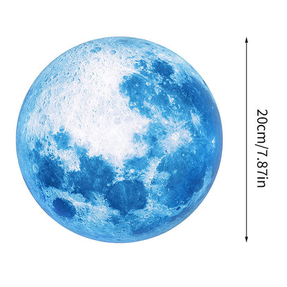 Wall Sticker For Kids Baby Room Glow In The Dark Moon Space Planet Wall Sticker Living Room Home De 5
